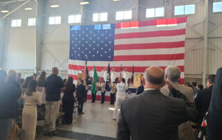 ceremony at Naval Base