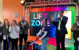 Granite Falls Comcast Lift Zone ribbon cutting