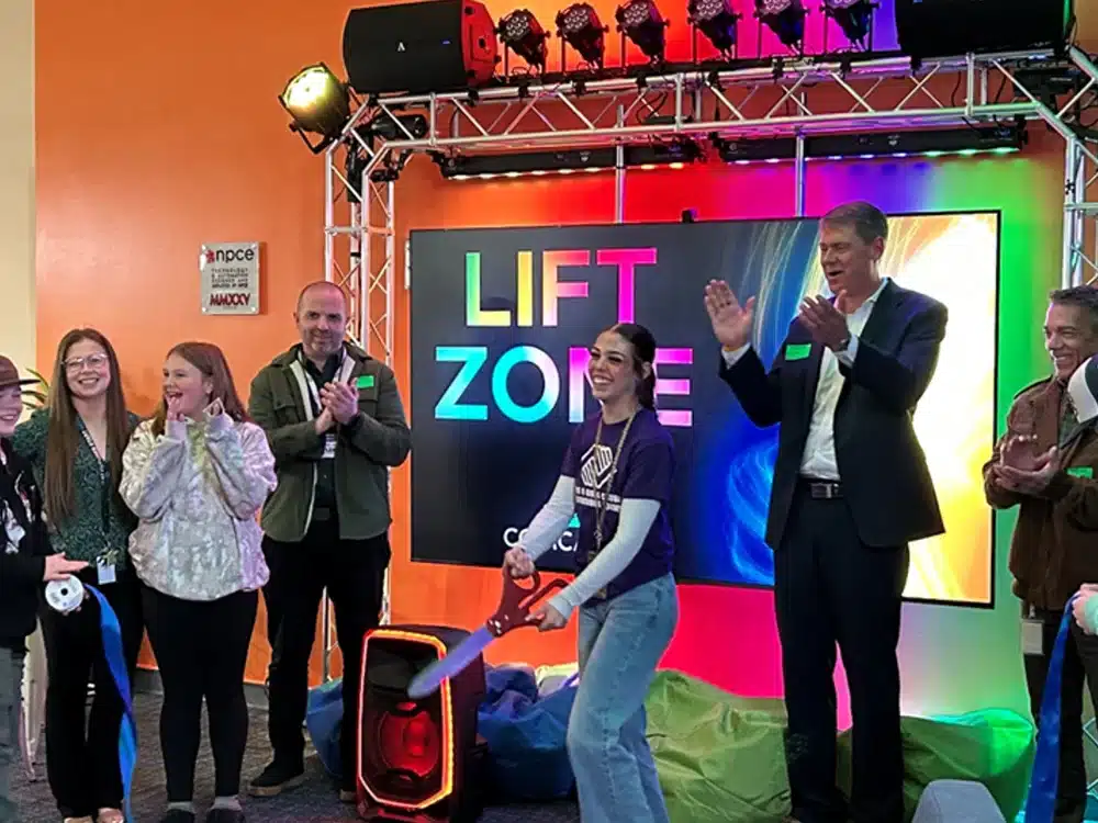 Granite Falls Comcast Lift Zone ribbon cutting
