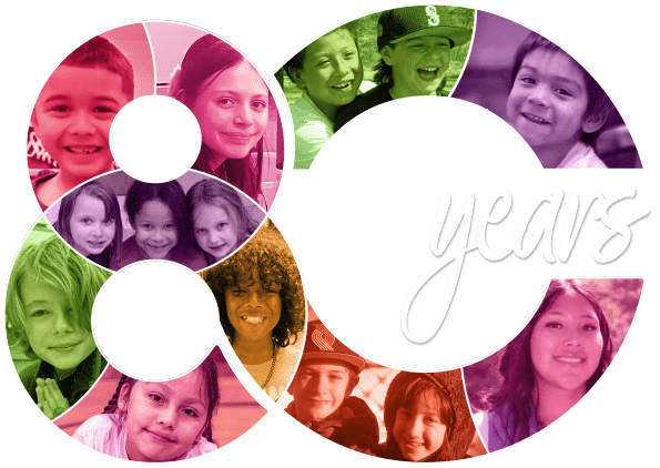 80 years graphic